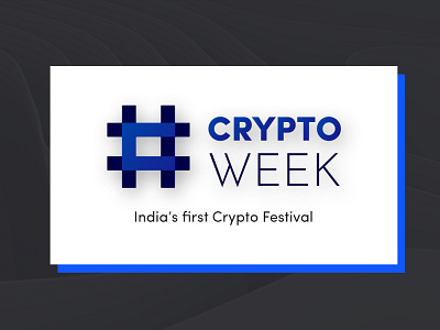 Crypto Week 2021 #cryptoweek Crypto Expo India branding crypto expo crypto week crypto week 2021 crypto week india graphic design logo