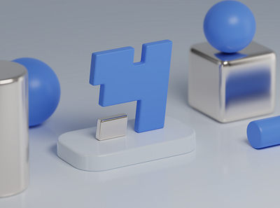 "Satisfying" 3D Logo 3d 3d logo 3d logo design neumorphism