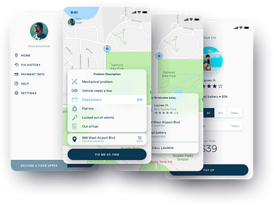 Fix Me Up Fam • Uber for Roadside Assistance