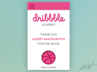 Let the dribbble Journey Begin! ui ui design ux ux design web design