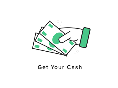 Get Your Cash - Illustration design icon illustration ui ux web