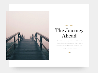 Minimal Journal Card clean design minimal minimalism ui ux web