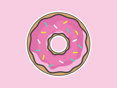 Sticker Mule Magnets donut donuts icon illustration magnets mule sticker stickermule