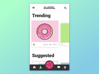 I'm Back! - Dribbble10 Mobile clean dribbble ios minimal modern results suggested trending