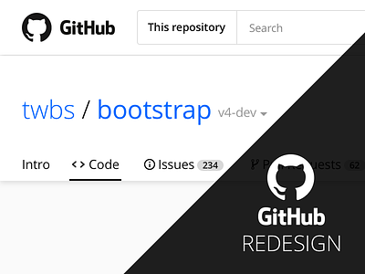 GitHub Redesign - 2017