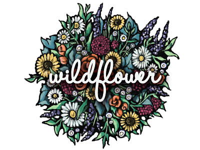 Wildflower bouquet flower script wildflower