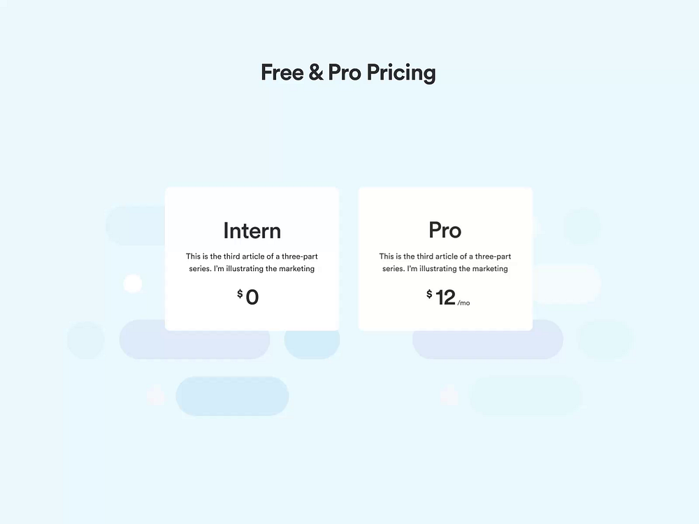 Pricing Card designs, themes, templates and downloadable graphic ...