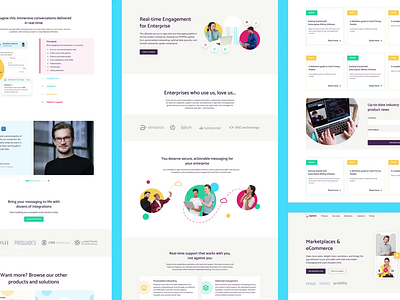 Applozic | Product Pages Redesign experience design graphic design landing page motion graphics product design product page redesign saas ui ux web design