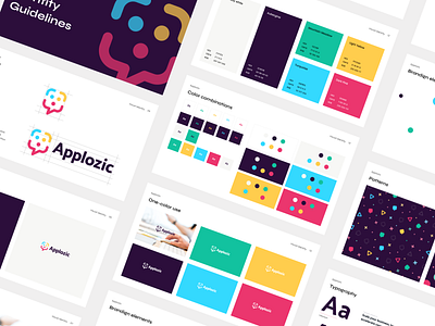 Applozic | Logo and Branding brand design branding experience design graphic design illustration logo logo design marketing pattern print design product design ui ux