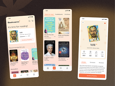Book store app book book shop book store clean mobile book ebook app ecommerce library app marketplace minimalist read recent reading search ebook