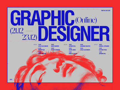 Graphic Designer / Online Event / Banner dbfact design digitalbutlers feedback graphic design inspiration typography ui