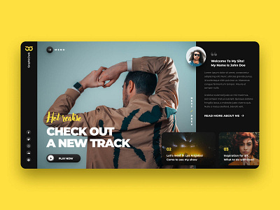 «Splash». Free Webflow Template for Music Artist / TEMPLATES