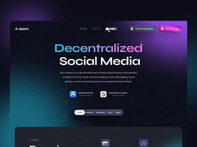 ASpace | Landing Page - Hero Screen 3d design digitalbutlers gradients graphic design hero screen inspiration noise