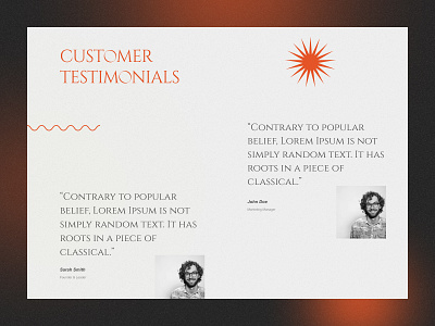 Digital Product Designer | Webflow Template - Testimonials design designer digitalbutlers graphic design inspiration minimal orange reviews template testimonials typography ui waves webflow