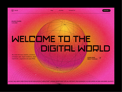 Digital world / main screen