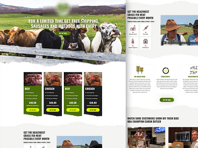 Farm landing page