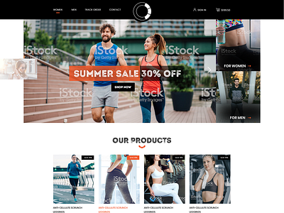 Home page design for e-commerce company black design ecommerce ecommerce design fashion fashion design home page homepage design landing page landing page design mockup shopping cart web design