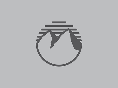 Mountain Range Icon branding icon logo mountain nature