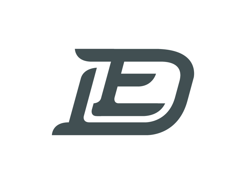 'ED' Logo Design mark badge icon branding logo.