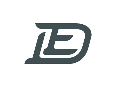 'ED' Logo Design badge branding icon logo mark