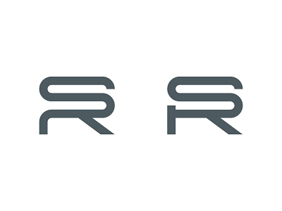 SR Logo variations badge branding icon logo mark r s variations