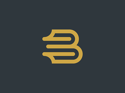 B Logo b badge blogo branding icon logo mark