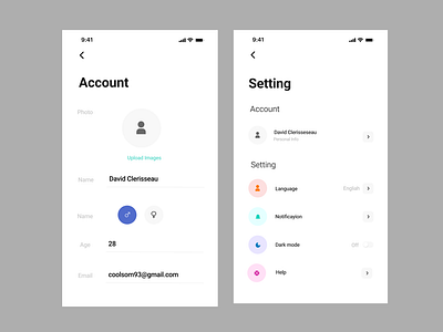 Profile UI & UX