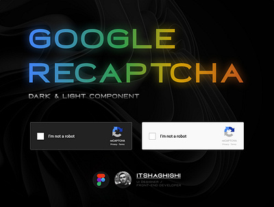 Google recaptcha community component figma google recaptcha uidesign uiux web design webdevelopment website