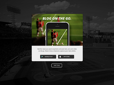 Onboarding screen blog onboarding sports ui web app