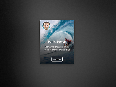 Blog Profile Card blog card discover follow onboarding profile sports ui