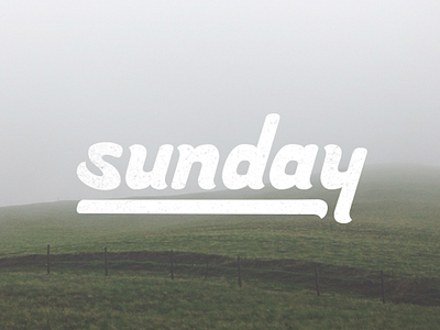 Sunday - Handlettering handlettering lettering type typography