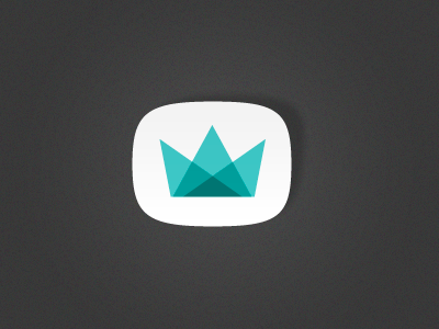 New Logo blue crown geometry logo