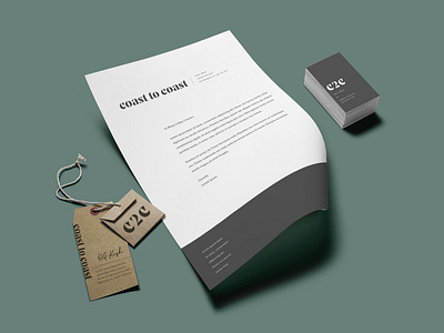 Coast to Coast Brand Identity brand identity branding business cards cannabis logo cannabis packaging design graphic design identity logo design packaging production stationery