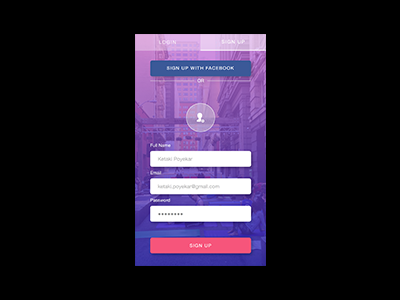 Sign Up - Daily UI #001 001 collectui dailyui day1 form signup sketch ui ux