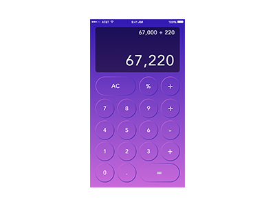 Calculator - Daily UI #004