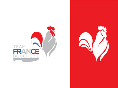 Team France Boucherie - Logo branding design illustrator logo logo design logotype design vector