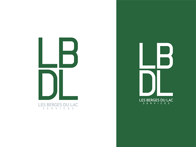 Les Berges du Lac Services - Logo branding design illustrator logo logo design logotype design vector