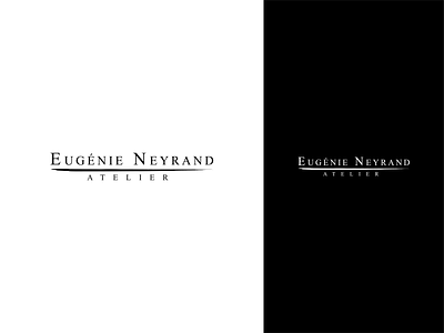 Eugénie Neyrand Atelier - Logo branding design illustrator logo logo design logotype design vector