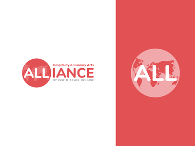Alliance by Institut Paul Bocuse - Logo branding design illustrator logo logo design logotype design vector