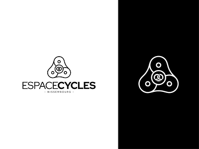 Espace Cycles - Logo branding design illustrator logo logo design logotype design vector