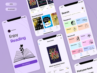 Bookworm Reading Mobile App