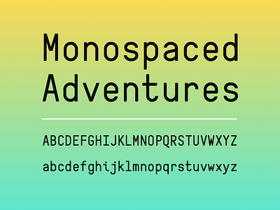 Salad Mono Typeface