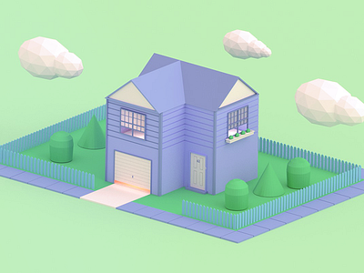 House house low poly