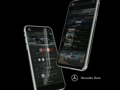 Mercedes Benz app design concept