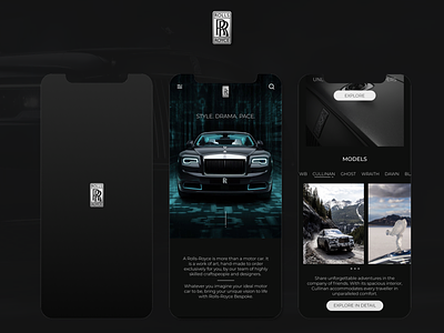 Rolls Royce app concept