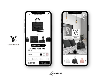 Louis Vuitton App AR concept
