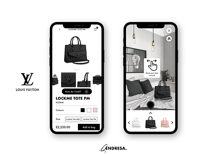 Louis Vuitton App AR concept app app design application design louis vuitton louis vuitton app ui ui design uiux user design user experience ux ux design