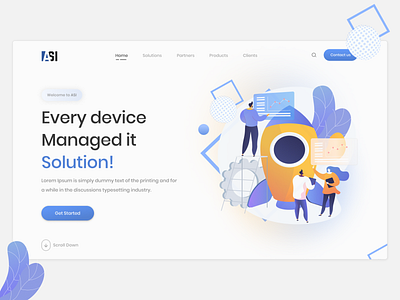 ASI Landing Page Design