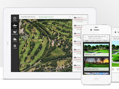 Golf Course Scheduling Service api app ios service ui