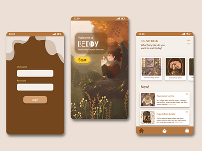 Fairy Tale Book Online animation app design ebook fairytale graphic design illustration motion graphics typography ui